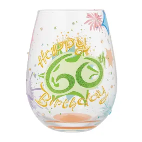 Happy 60 Lolita Stemless Glass