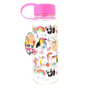 Happy Zoo Just Hanging Printed Water Bottle  (BPA FREE) - 550 ml