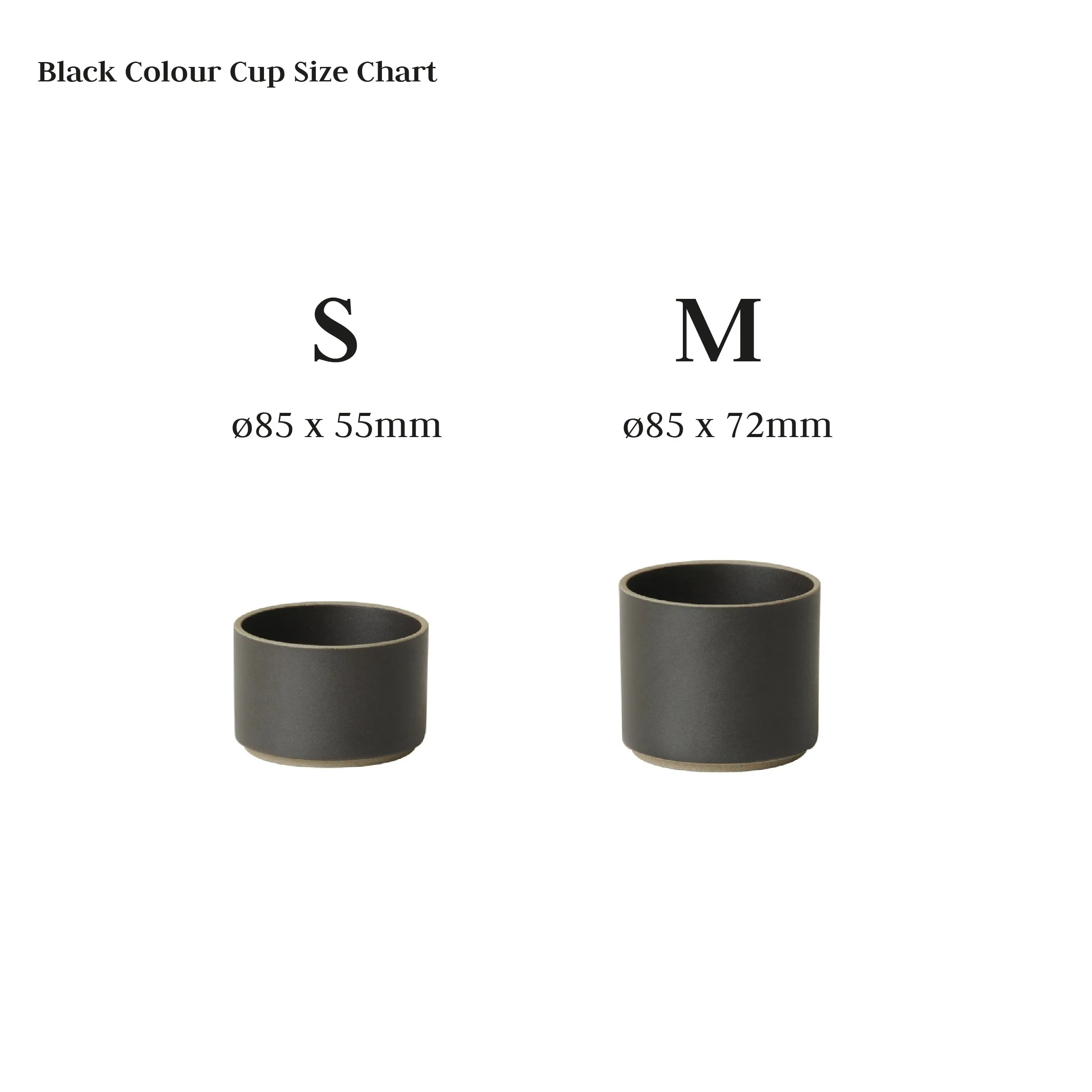 Hasami Porcelain Black Colour Cup