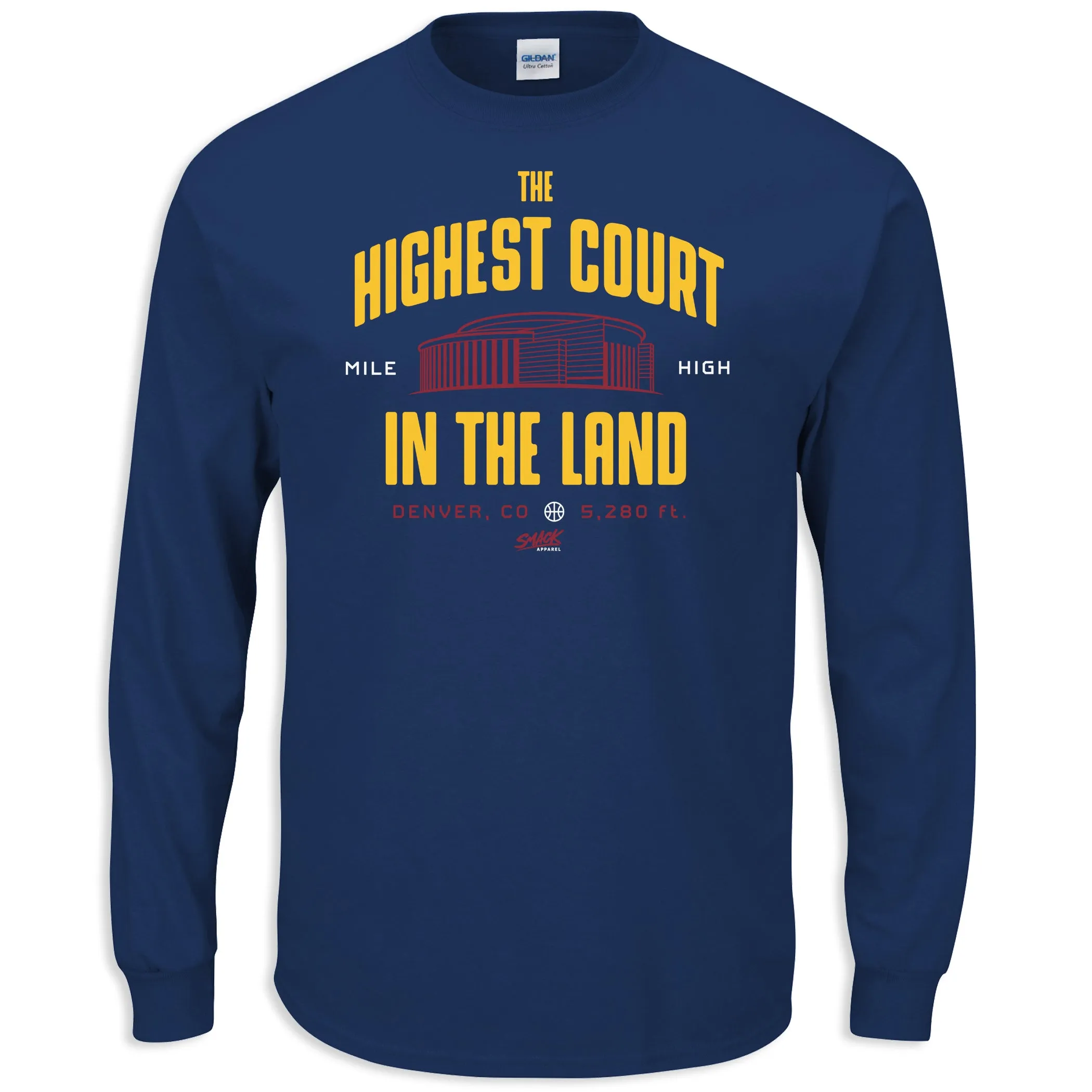 Highest Court in the Land Shirt | Denver Pro Basketball Apparel | Shop Unlicensed Denver Gear