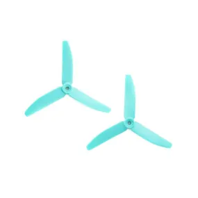 HQProp 5x4x3R Skitzo CW Propeller - 3 Blade (2 Pack - Blue)