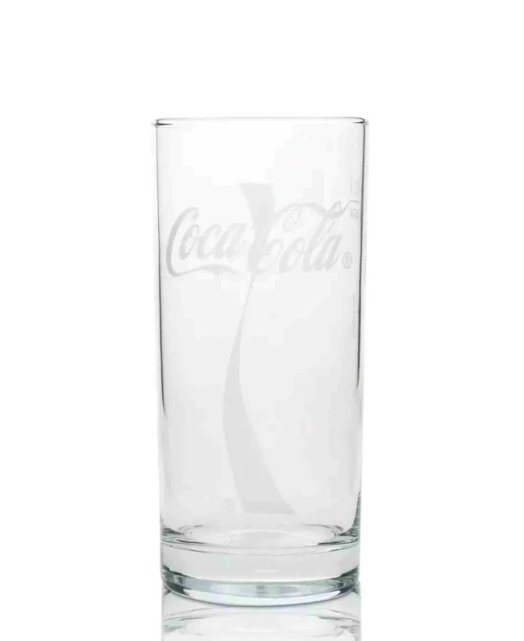 Izmir Collection 0.4Lt Coca Cola Wave Soft Drink Glass - Clear