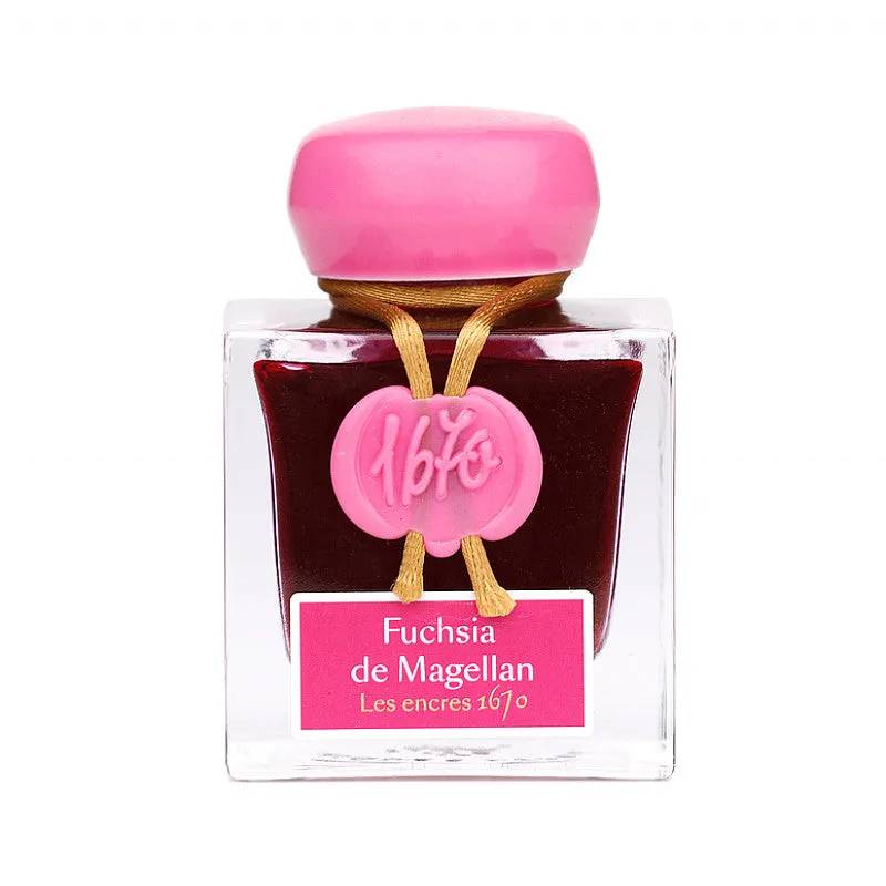 J. Herbin Bottle Ink - 50ml - 1670 Fuchsia de Magellan