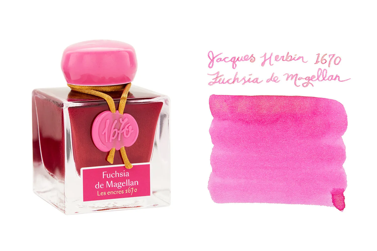 J. Herbin Bottle Ink - 50ml - 1670 Fuchsia de Magellan