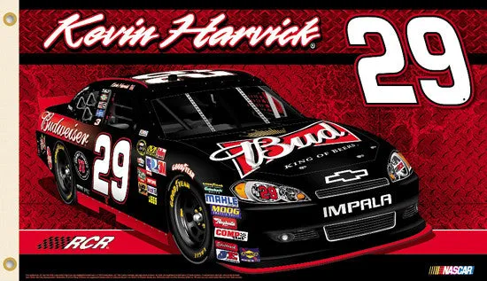 Kevin Harvick "Harvick Nation" 3'x5' Flag - BSI Products 2012