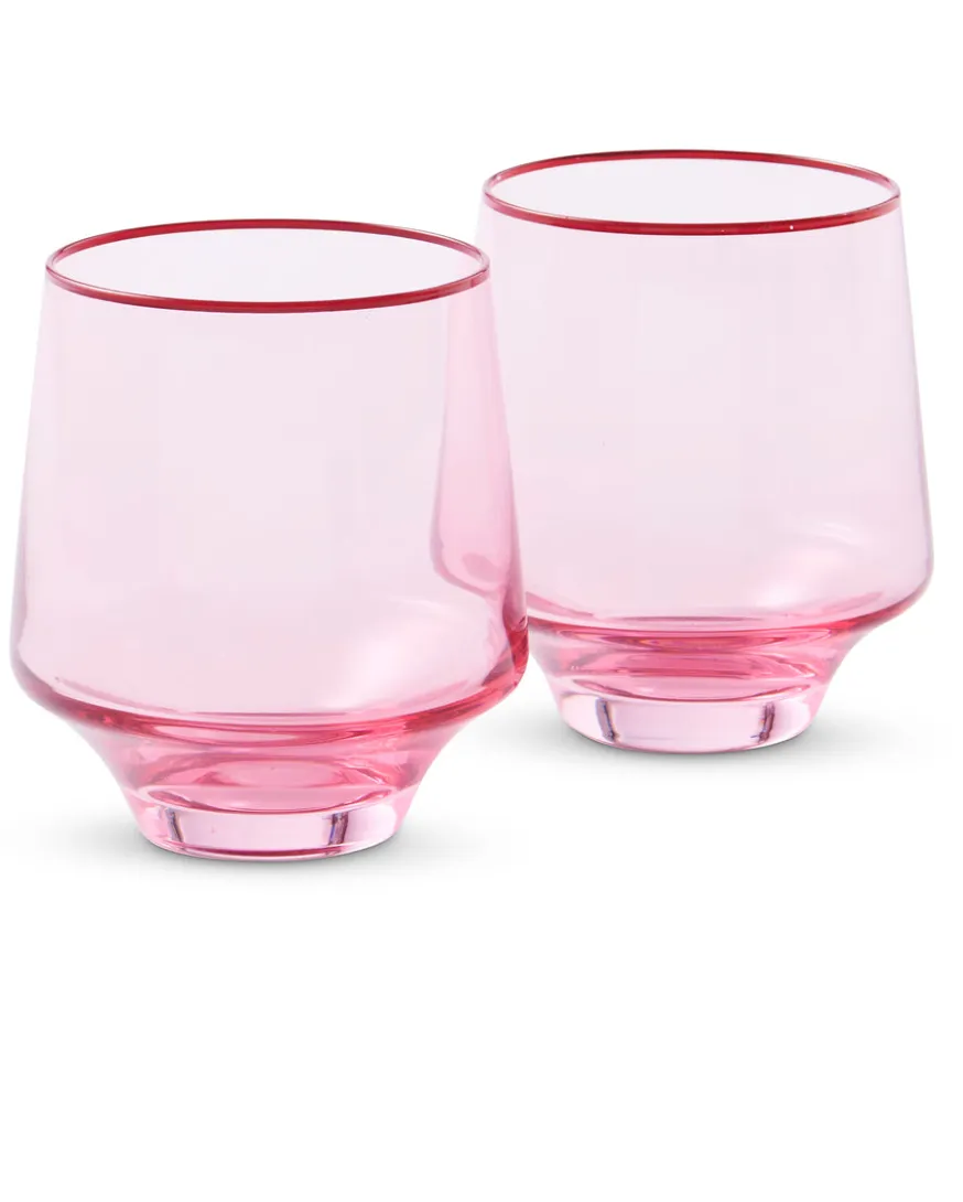 Kip & Co Rose with a twist Tumbler 2pk