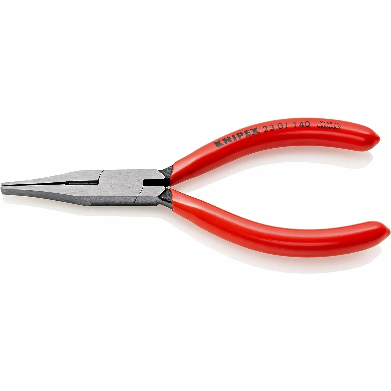 KNIPEX 23 01 140 Flat Nose Pliers with Cutter, 5.5 Inch