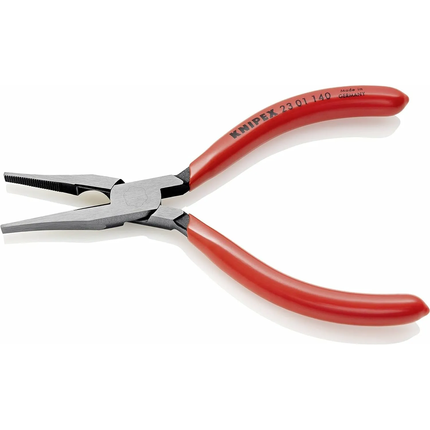 KNIPEX 23 01 140 Flat Nose Pliers with Cutter, 5.5 Inch