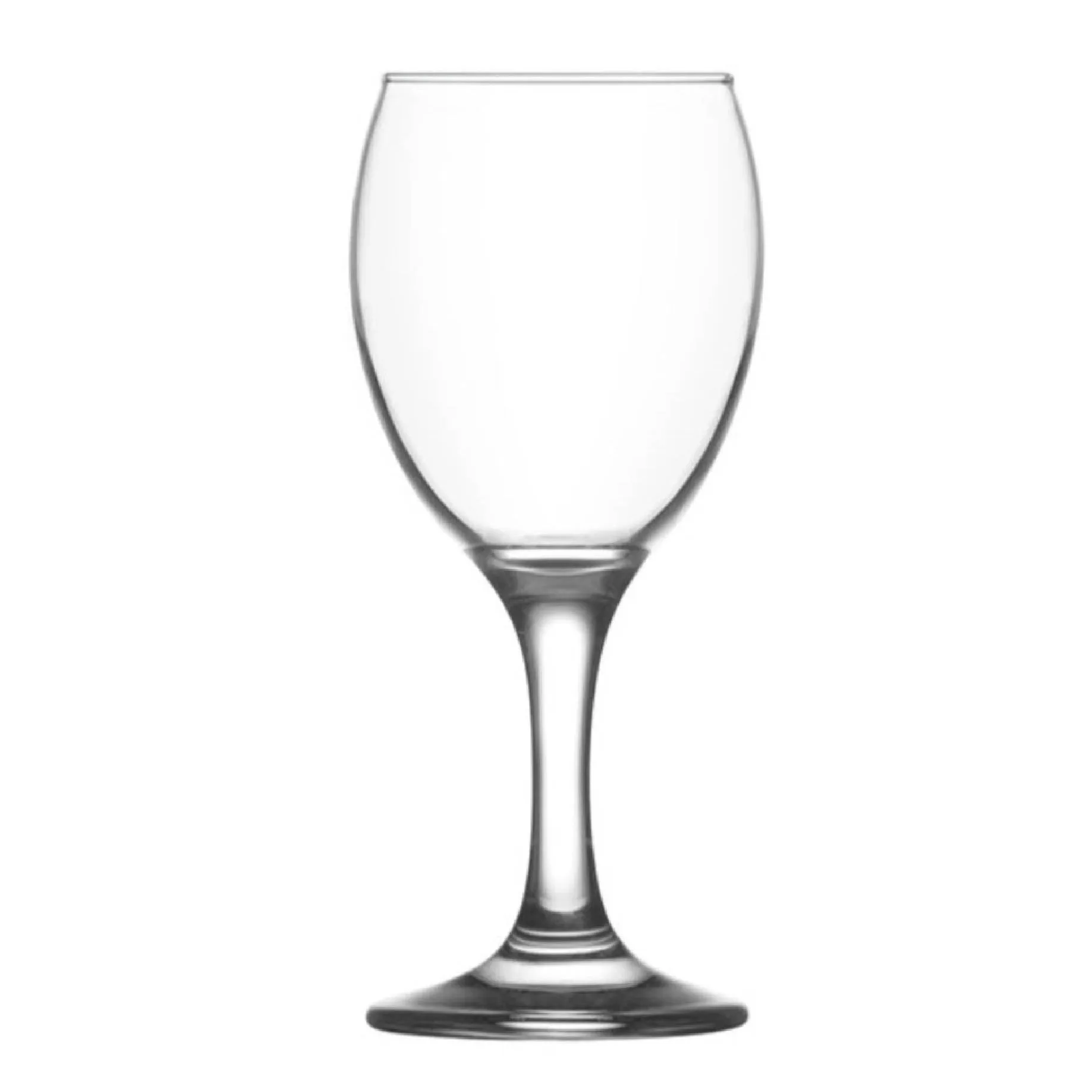 Lav Empire Stemmed Wine Glass Set, 6 Pcs, 8.25 Oz (245 cc)