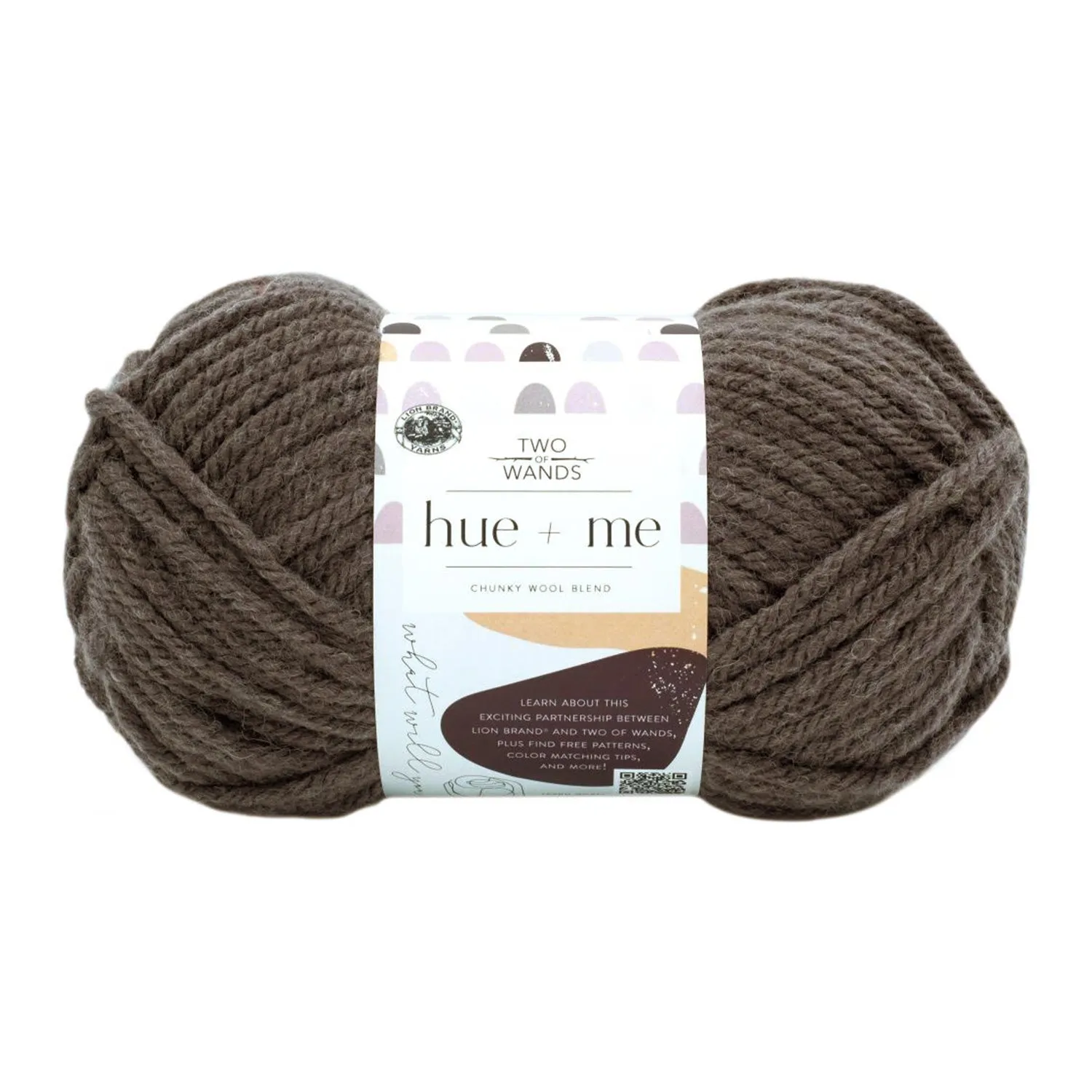 Lion Brand Hue & Me Yarn - Shadow - 4.4oz (125g) 137yd