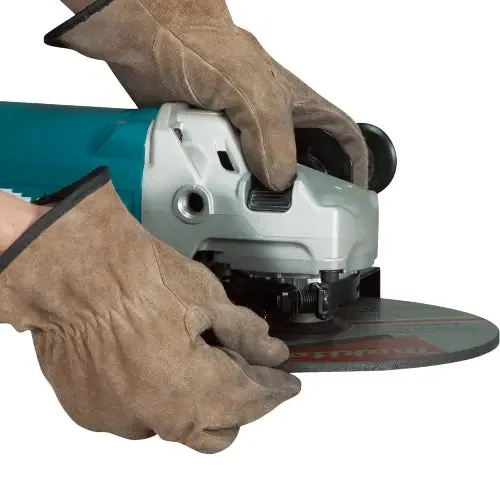 Makita 9" Angle Grinder with Lock-On Switch