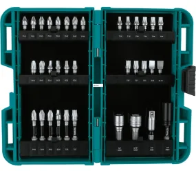 Makita Impact XPS E-01666 Impact Bit Set, 35-Piece, Steel :EA: QUANTITY: 1