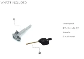 Manpa Mini Carving Bit - Triangle Head 1/8" Shank