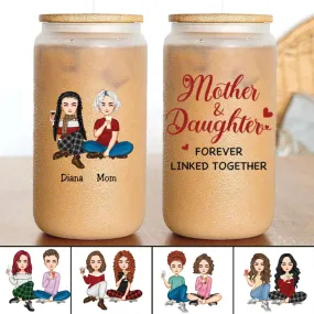 Mother - Like Mother Like Daughter - Personalized Glass Can