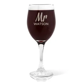 Mr Design Wine 410ml Glass