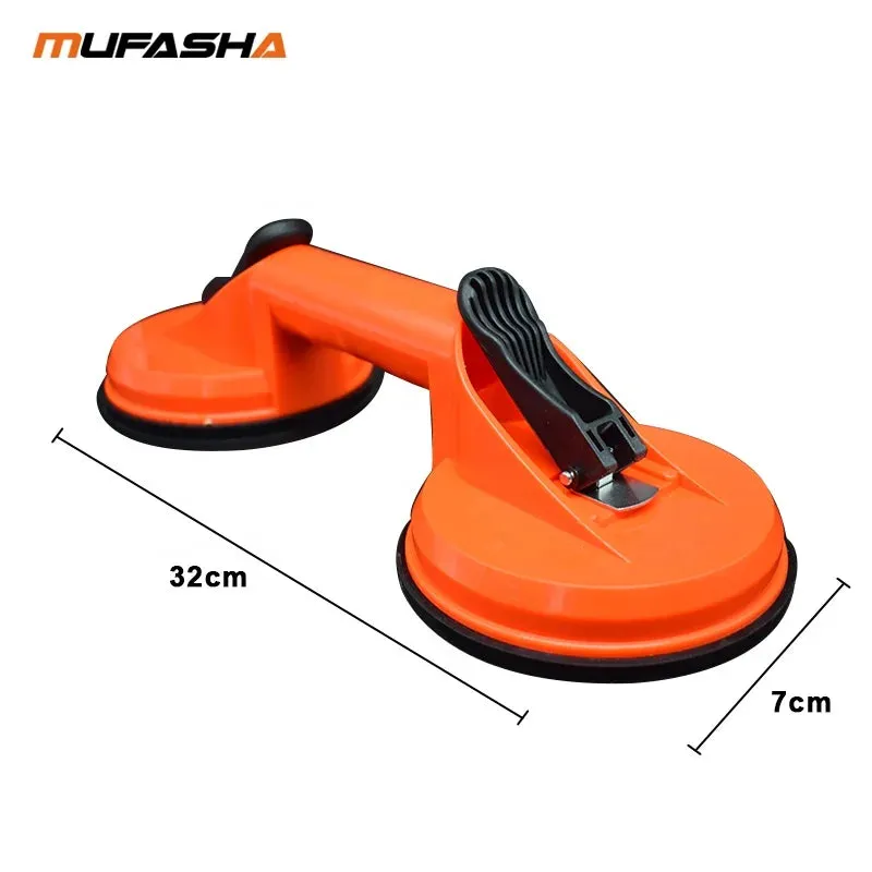 MUFASHA S2-120 Double Claws Vacuum Lifter Tile Glass Plastic Suction Cup