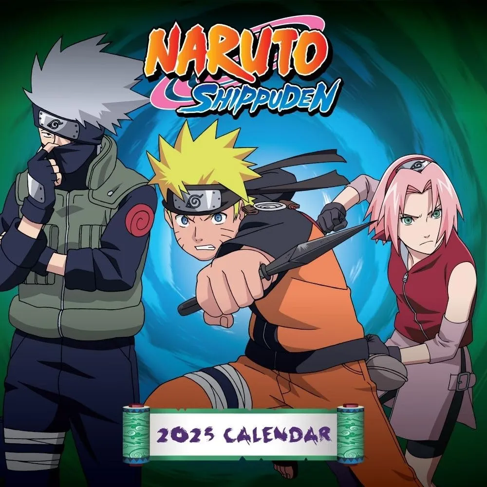 Naruto: Shippuden Square Calendar 2025 - A Must-Have for Fans