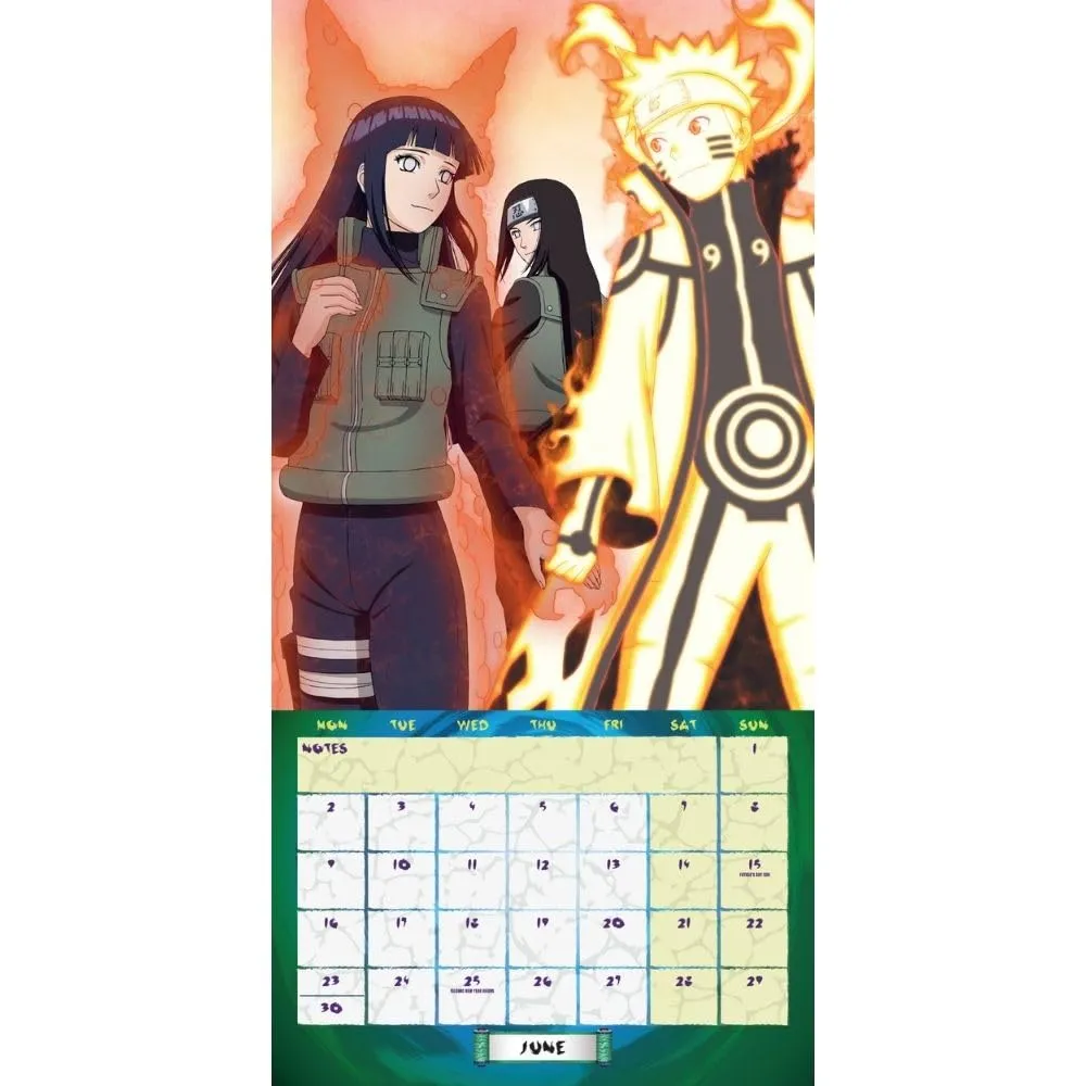 Naruto: Shippuden Square Calendar 2025 - A Must-Have for Fans