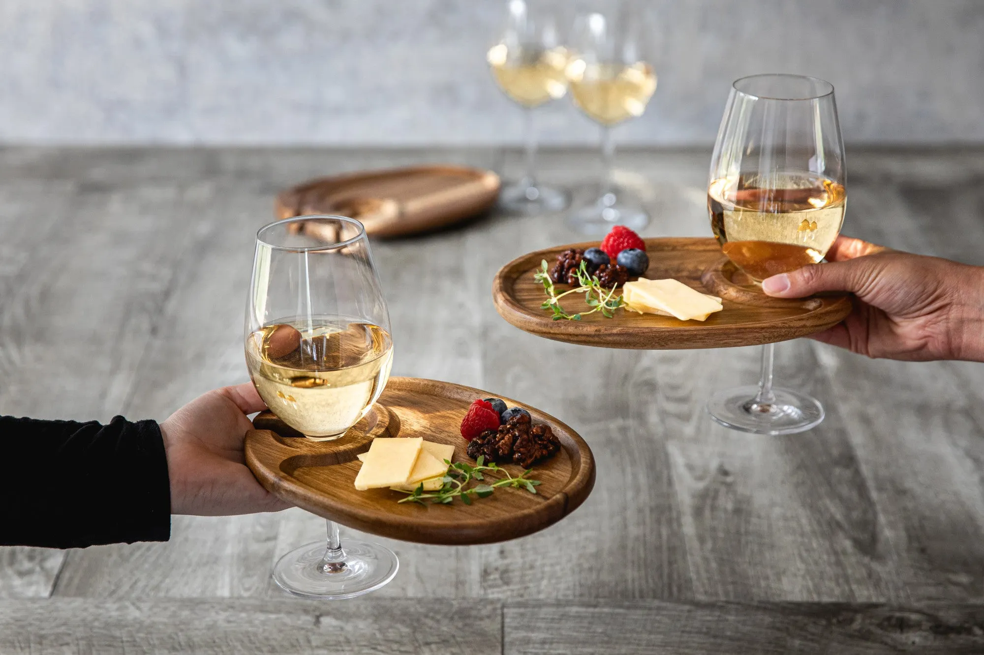 Oakland Athletics - Wine Appetizer Plate Set Of 4