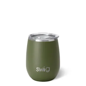 Olive Stemless Wine Cup 14oz