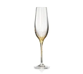 Orion Champagne Glass in Gold, Set of 4