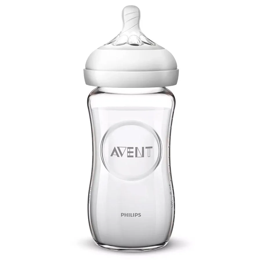 Philips Avent Natural 2.0 Bottle Glass 240ml 1pc - SCF053/17