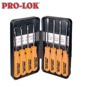 Pro-Lok  - 8pc Mini Pick & Driver Tool Set in Case