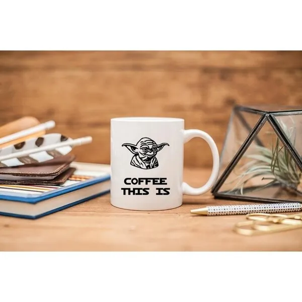 "Coffee This Is" Yoda Coffee Mug