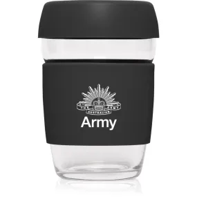 Reusable Glass Cup Australian Army