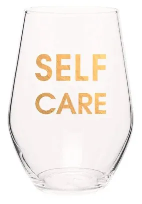 Self Care Wine Glass