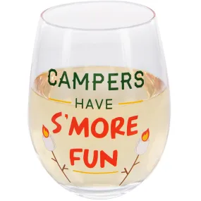 S'more Fun 18 oz Stemless Wine Glass