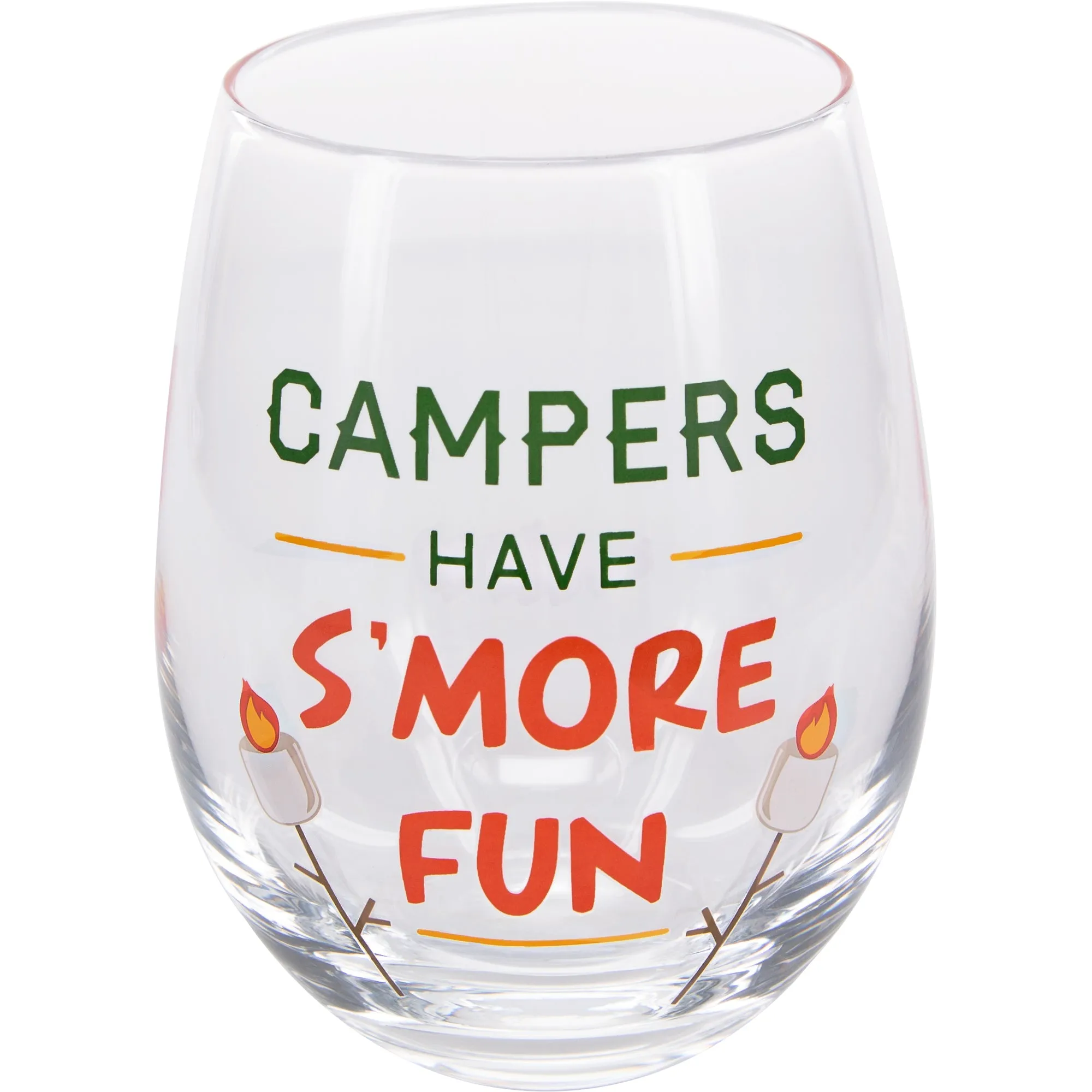 S'more Fun 18 oz Stemless Wine Glass