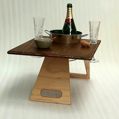 Square Folding Picnic Table with Bucket