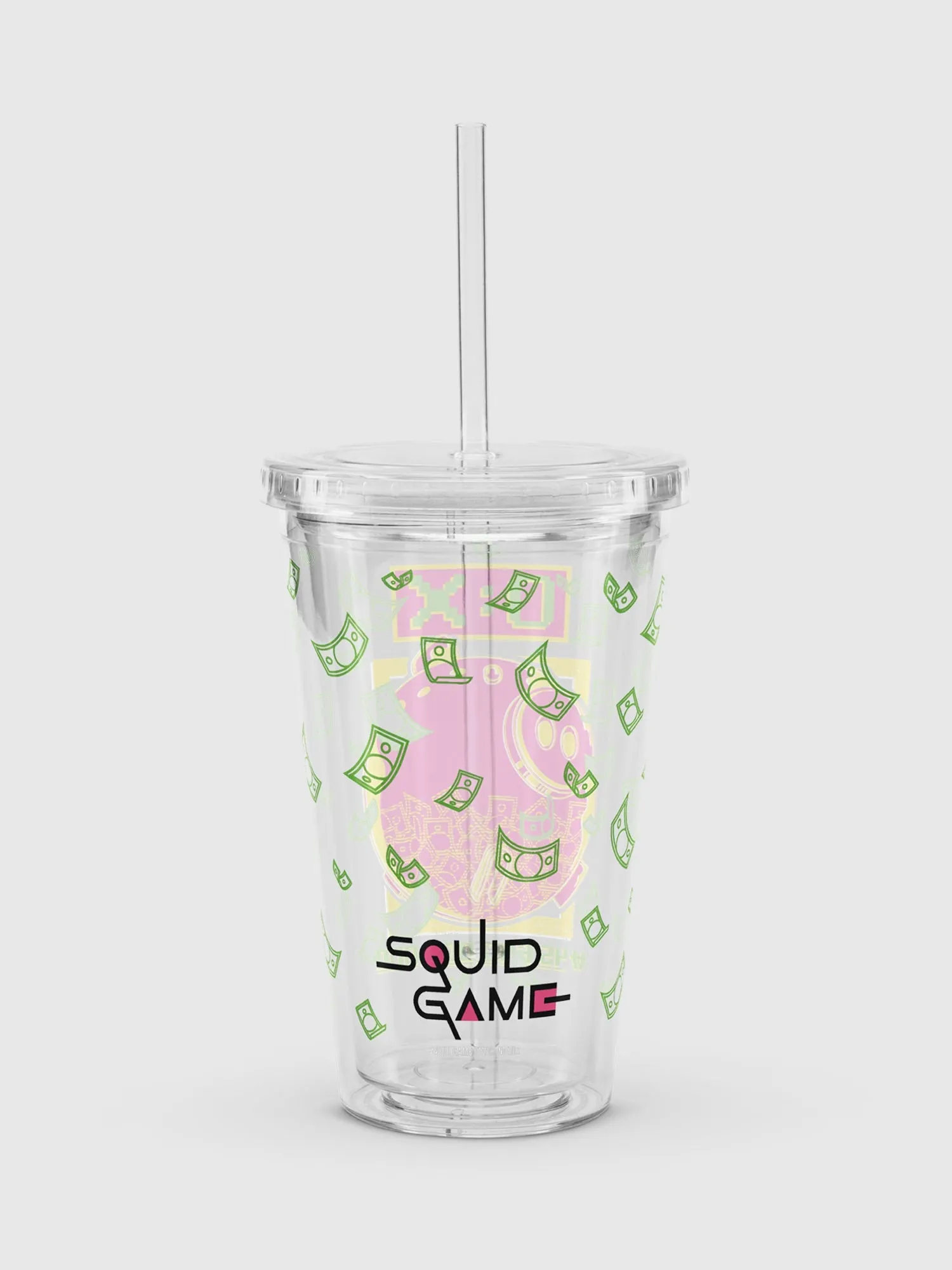 Squid Game Piggy Bank Clear Tumbler