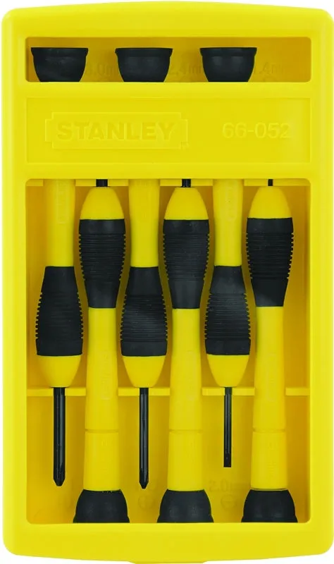 Stanley 66-052 Screwdriver Set, Plastic :SET: QUANTITY: 1