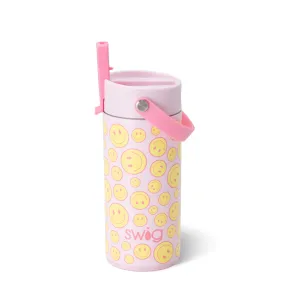 Swig Life - Oh Happy Day Flip   Sip Slim Tumbler (12oz)