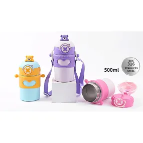 Teddy tumbler  bottle.(500mL)