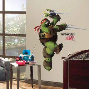 TEENAGE MUTANT NINJA TURTLES RALPH PEEL & STICK GIANT WALL DECALS