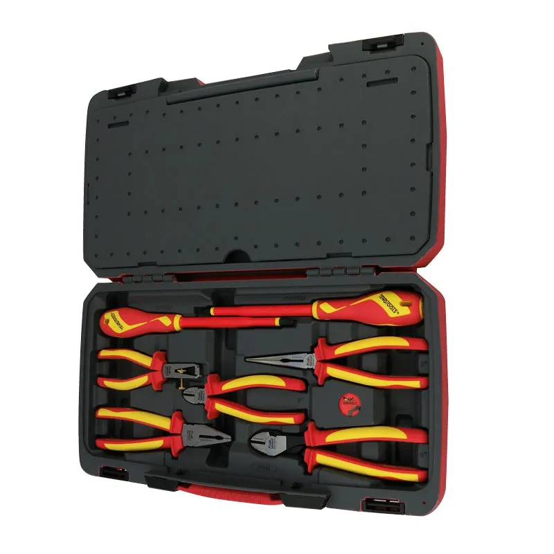 Teng Tools 18 Piece Insulated 1000 Volt Tool Kit Set Screwdriver Plier TV18N Electrician