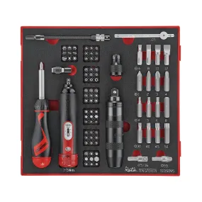 Teng Tools 95 Piece 1-5Nm Torque Screwdriver, Impact Driver & Assorted Bit EVA Foam Tray - TEDSD95