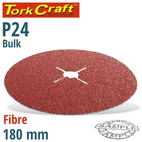 TORK CRAFT FIBRE DISC 180MM 24 GRIT BULK ABR56024