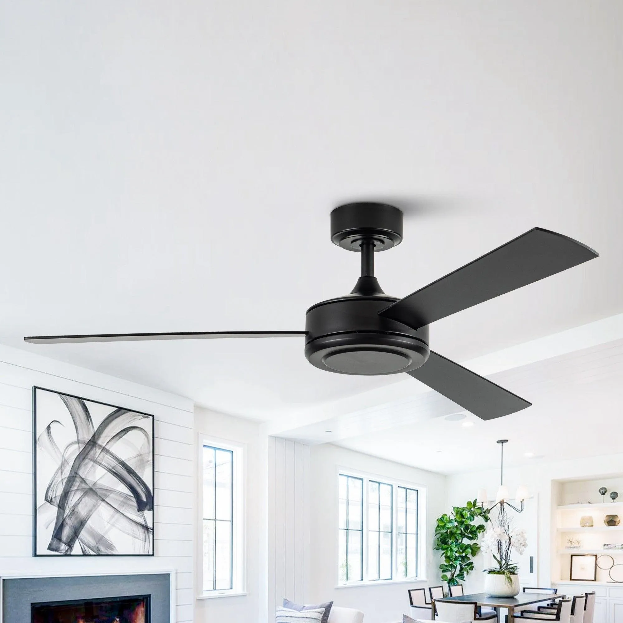 Vaczon 52" 3 Blades Ceiling Fan with Remote Control