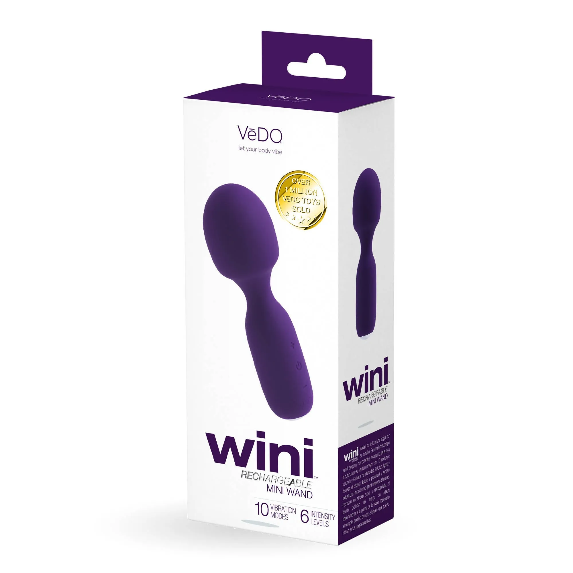 VeDO WINI Rechargeable Mini Wand - Deep Purple