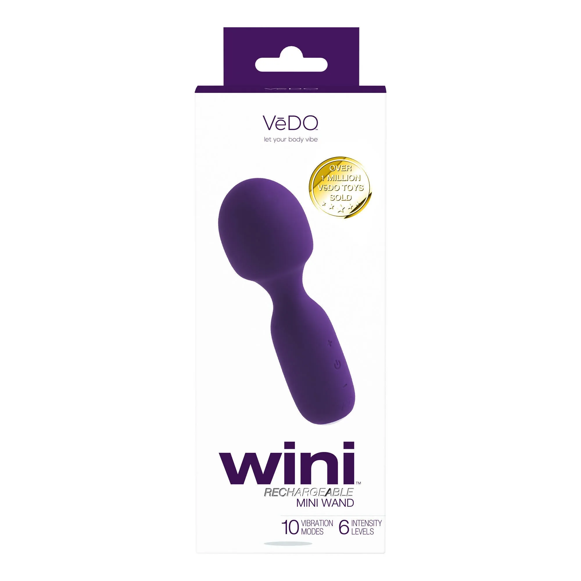 VeDO WINI Rechargeable Mini Wand - Deep Purple