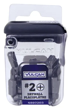 Vulcan 402741OR Screwdriver Bit, Hex Shank, S2 Chrome Molybdenum Steel :CD 25: QUANTITY: 1