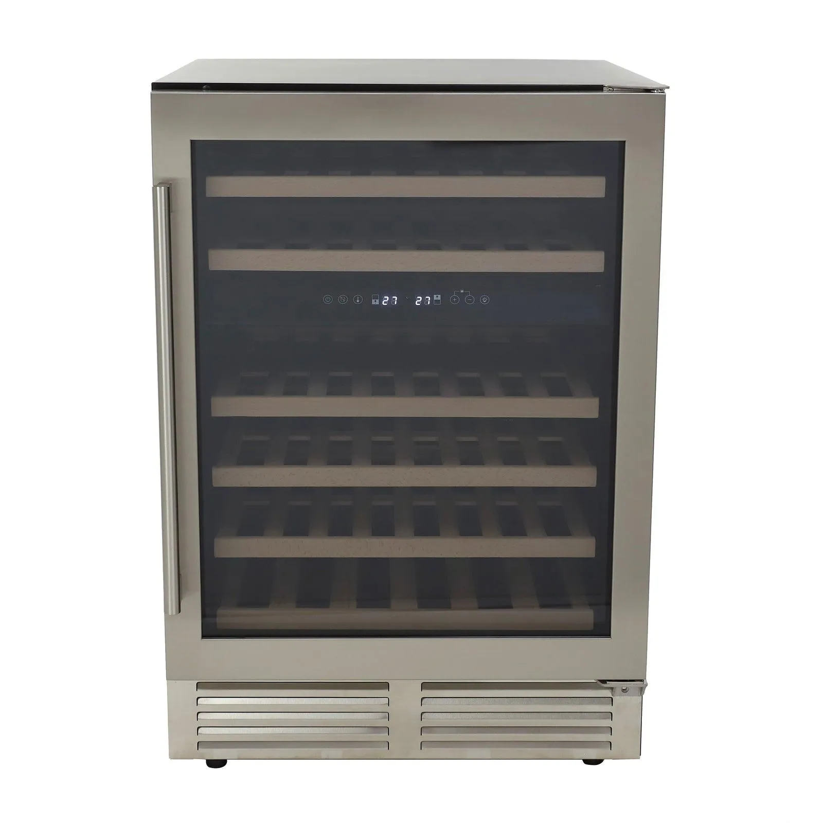 WCD46DZ3S Avanti DESIGNER Series Dual-Zone Wine Cooler, 46 Bottle Capacity - Stainless Steel / 46 Bottles