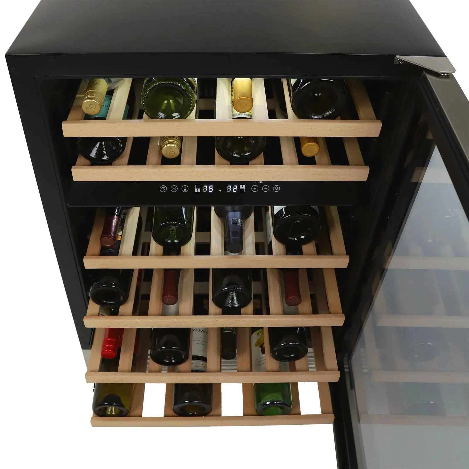 WCD46DZ3S Avanti DESIGNER Series Dual-Zone Wine Cooler, 46 Bottle Capacity - Stainless Steel / 46 Bottles