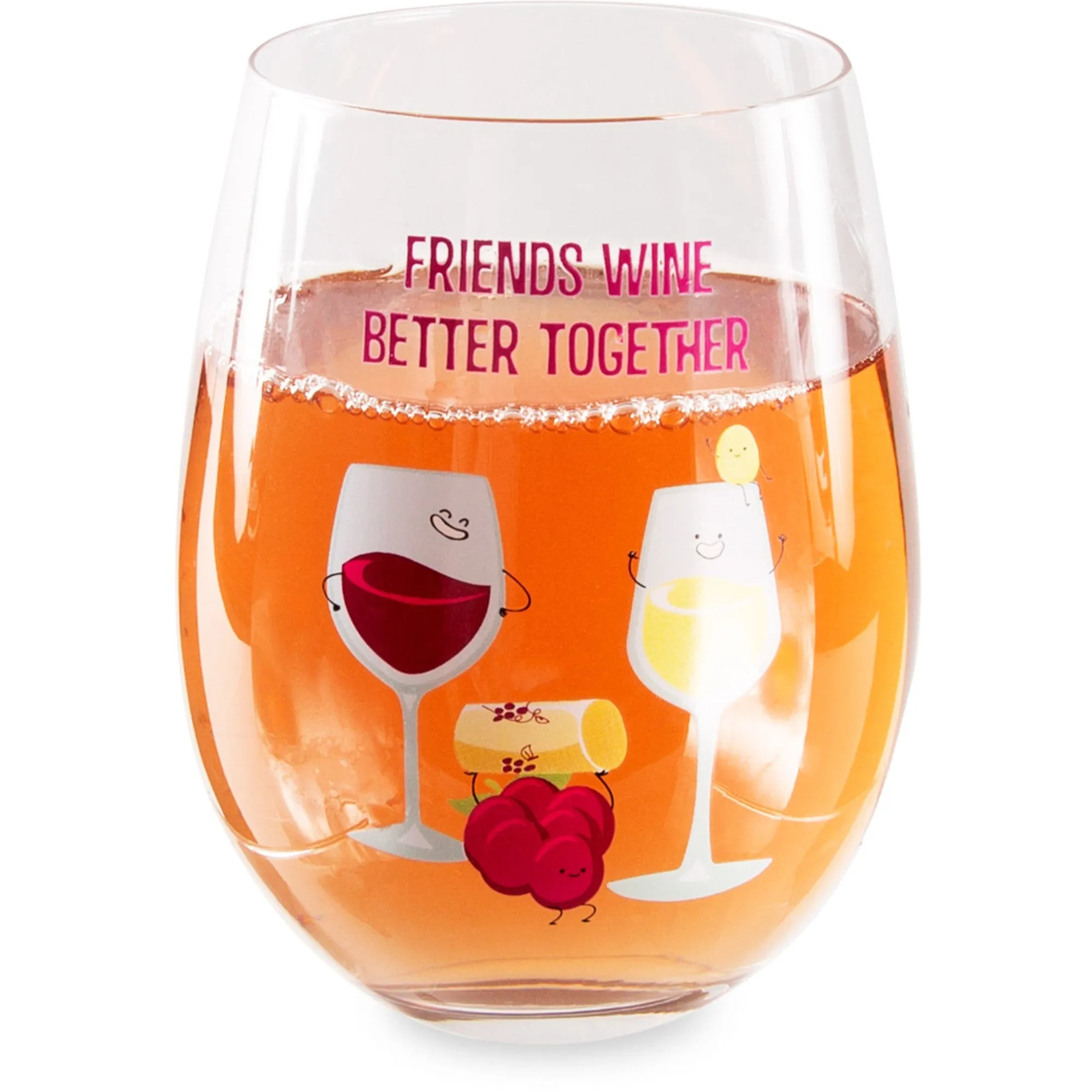 Wine 18 oz Stemless Wine Glass