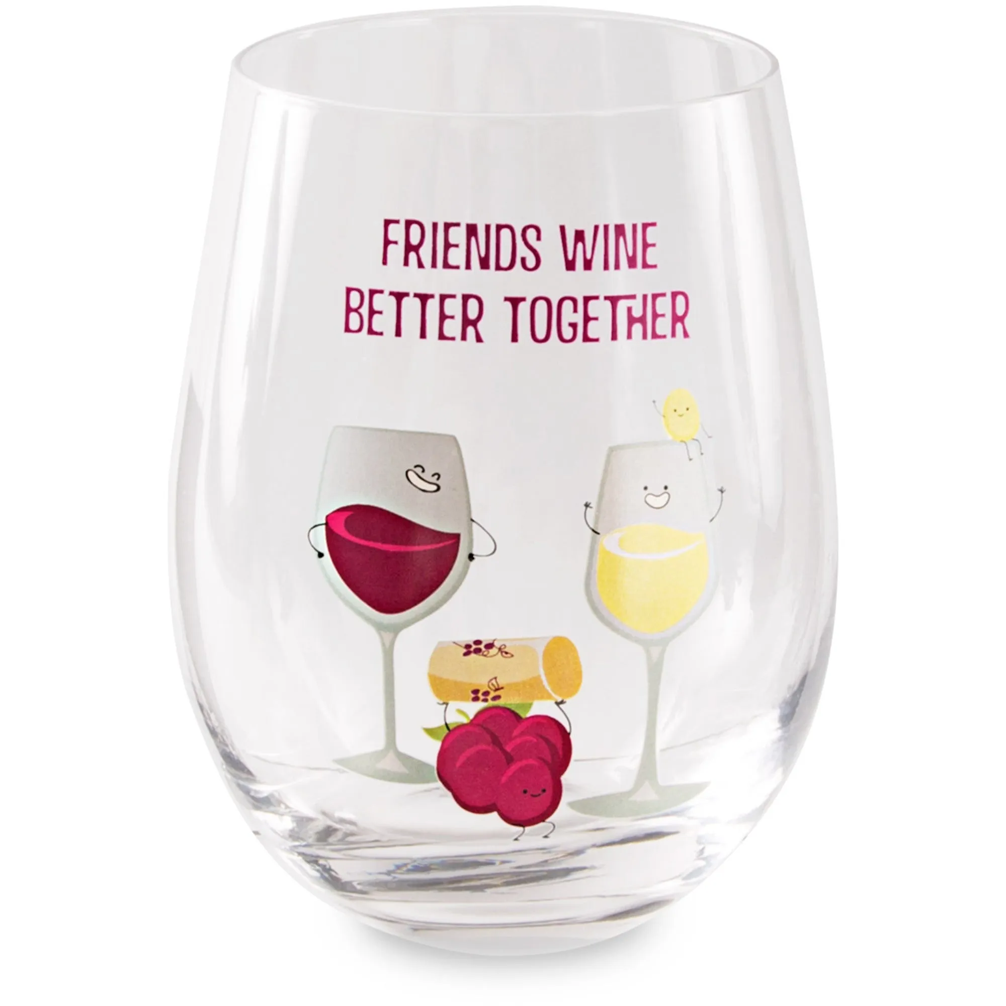 Wine 18 oz Stemless Wine Glass