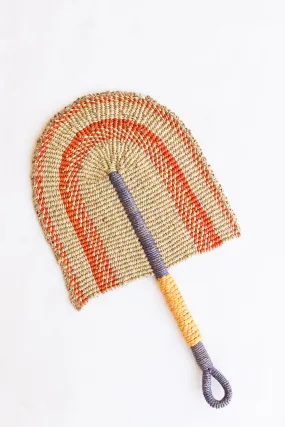 Woven Fan, Tangerine